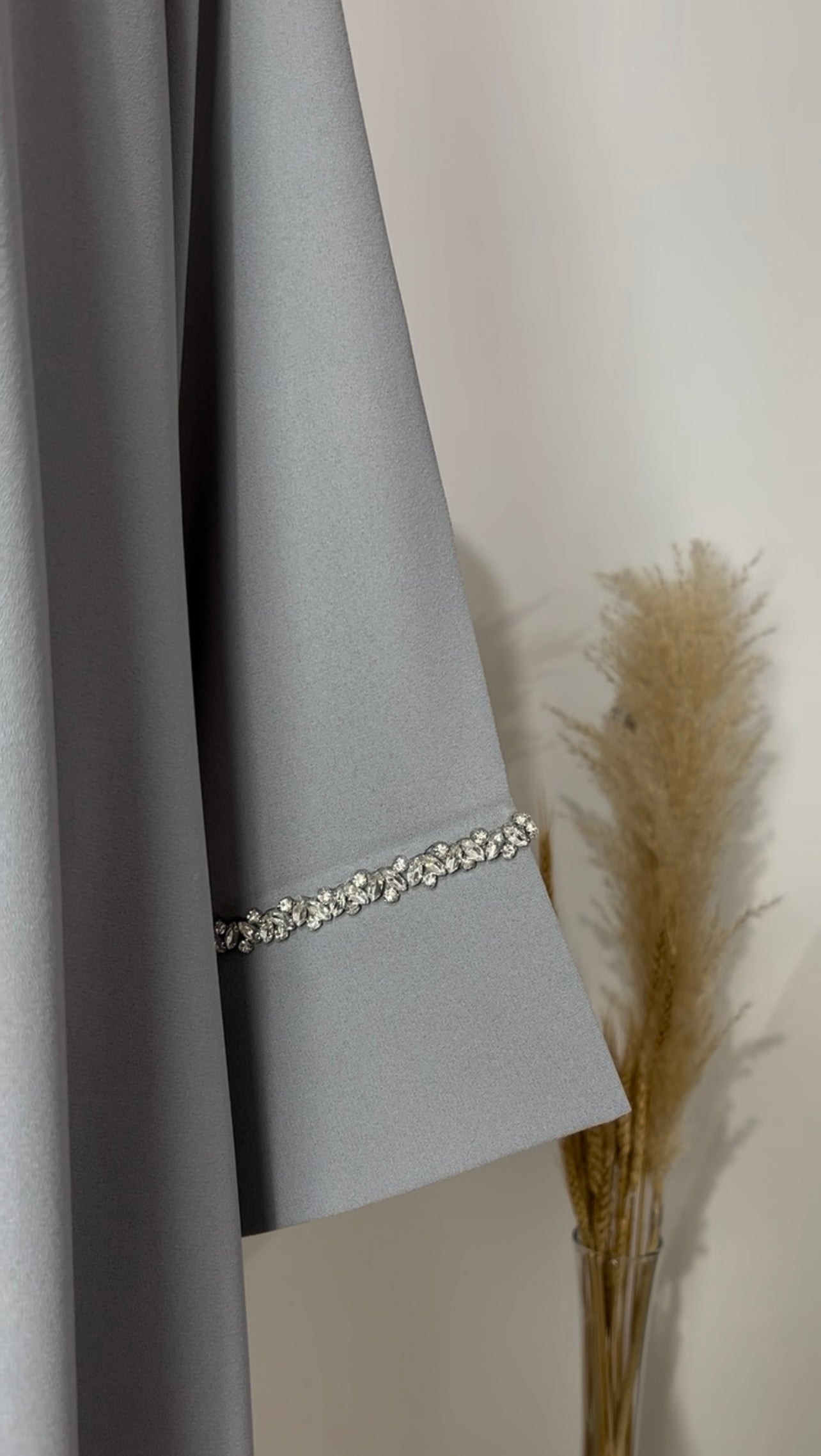 Abaya Emirats gris