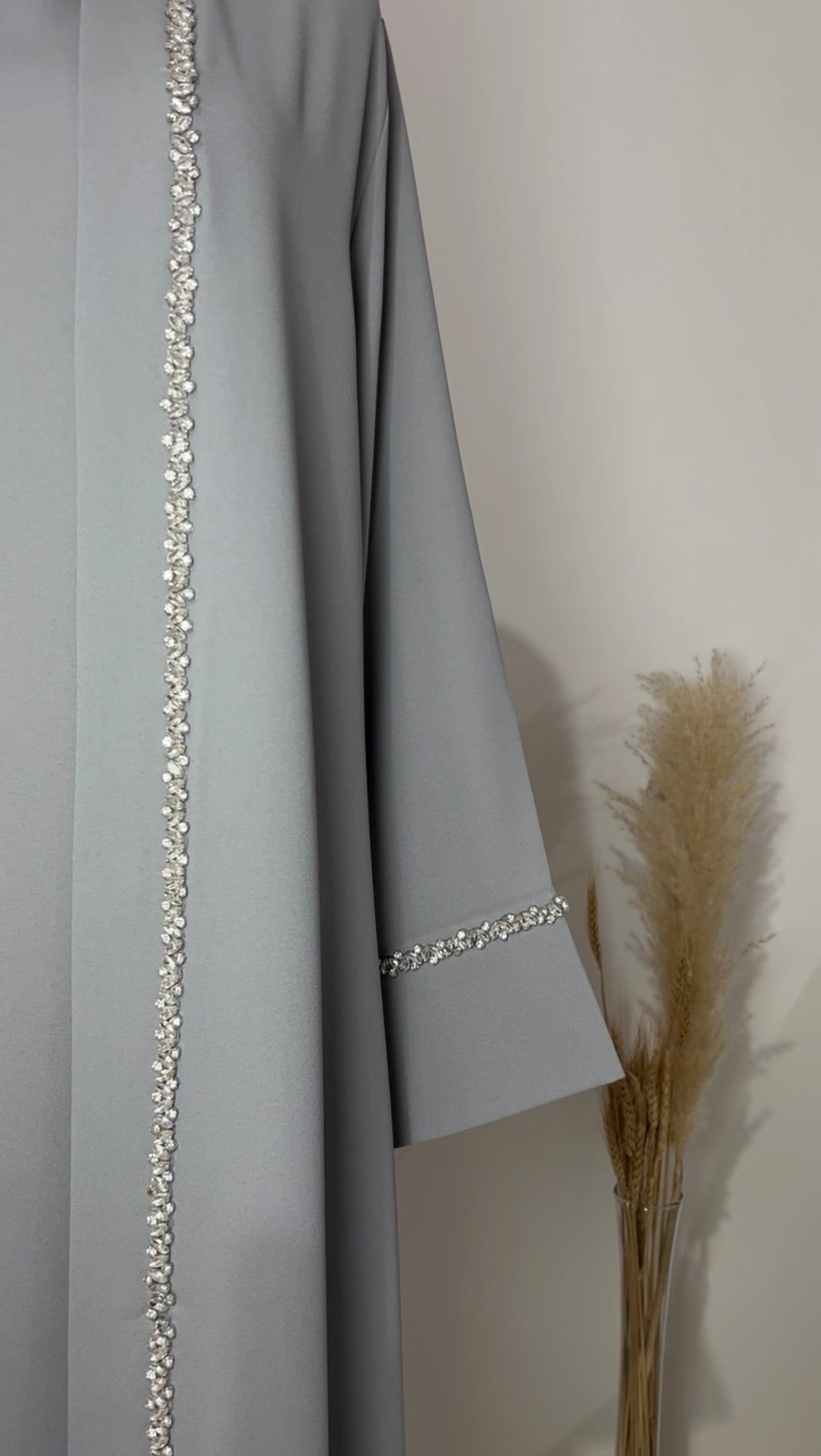 Abaya Emirats gris